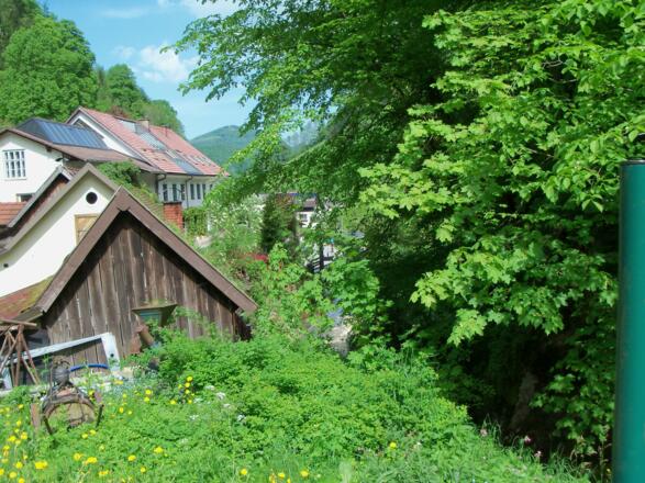 Die Turbine am Bach.