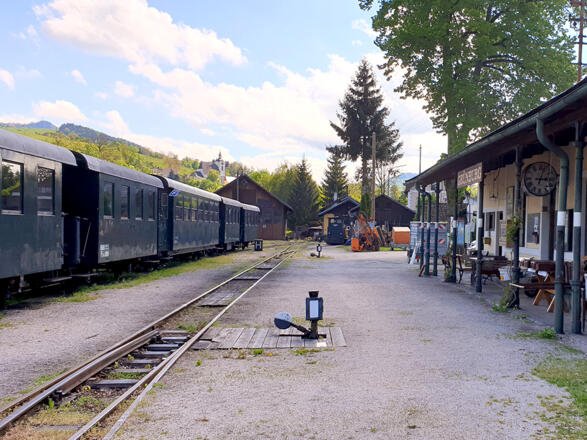 Museumsbahnhof Grünburg, Steyrtal-Museumsbahn   © MItterhuber