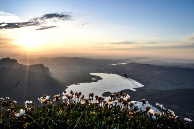 Sonnenuntergang am Schafberg