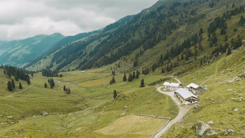 Steinbergalm Panroamaaufnahme