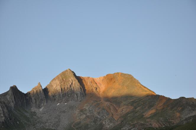 Sonnenaufgang über der Rotbachspitze