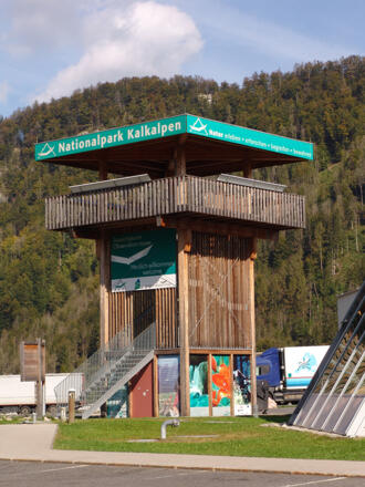 Aussichtsturm bei Nationalparkrast St. Pankraz