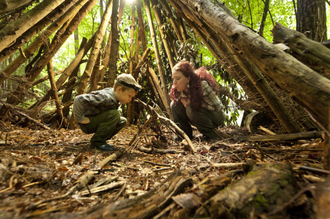 Natürlicher Spielplatz im Spessartwald