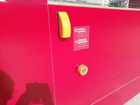 Behindertengerechte Information am Stifterplatz