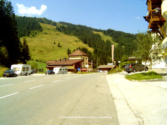 Pass Thurn Passhöhe Blick nach Norden