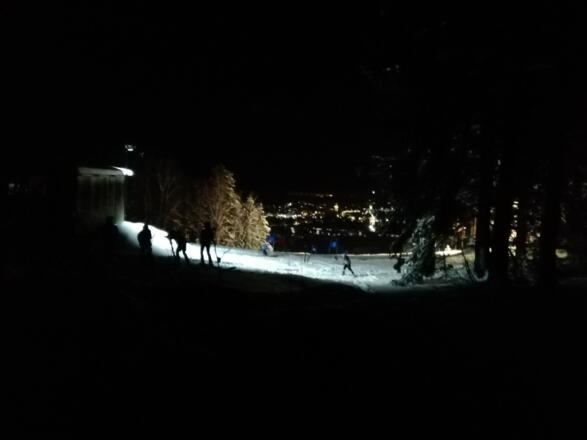 Bergstation Schilift Freistadt mit Nachtschilauf