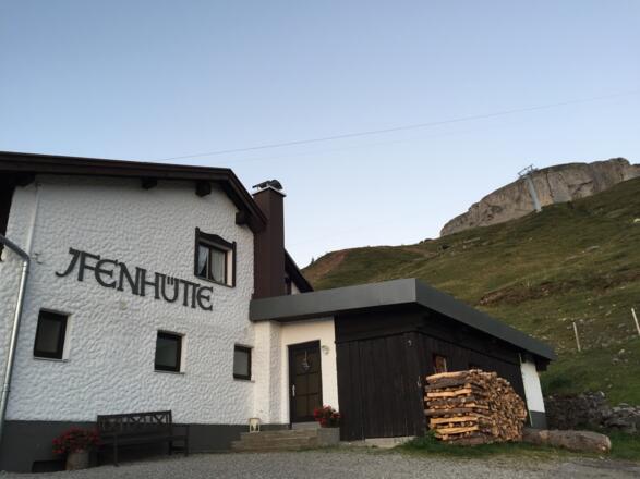 Ifenhütte unterhalb des Hohen Ifen