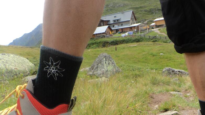 In nur 10 Minuten zum Einstieg des Edelweißklettersteiges.