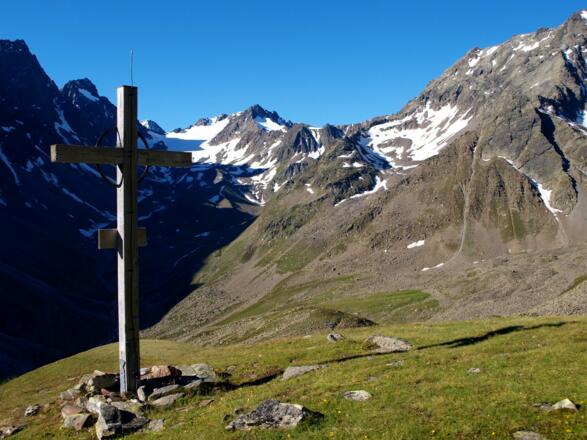 Münsterhöhe 2508m beim Abstieg