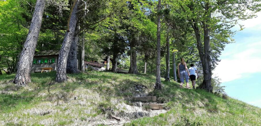 ... zur Halltalerhütte.