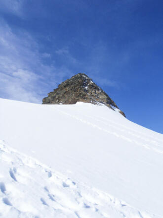 Das Zuckerhütl vom Pfaffensattel aus
