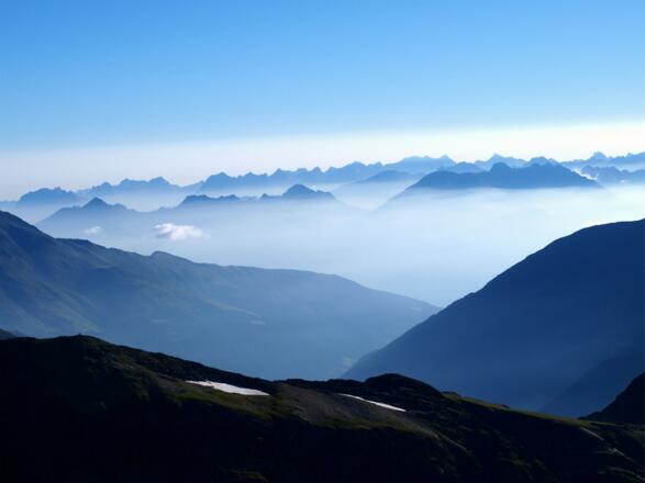 Gipfelblick nach Nordosten