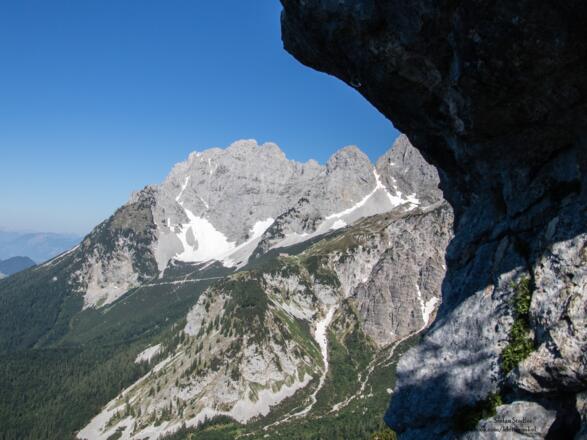 Aussicht von der Wildererkanzel am Wilden Kaiser