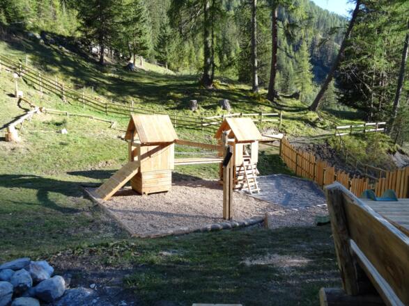 Spielplatz im Zanderstal bei Samnaun