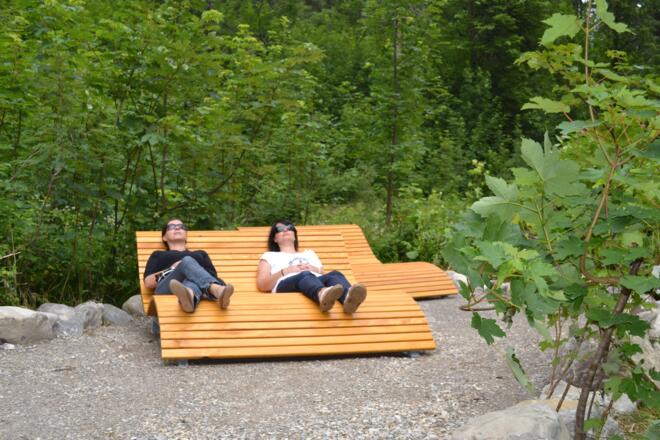 Ruheliegen an der Breitach