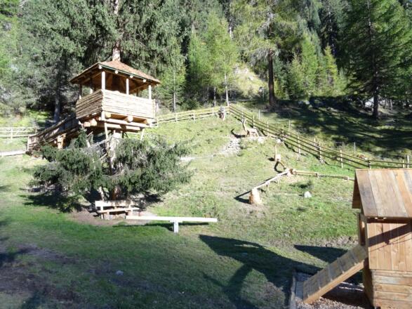 Spielplatz im Zanderstal bei Samnaun