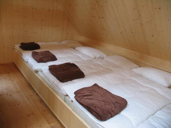 Selbstversorgerhütte - Schlafraum