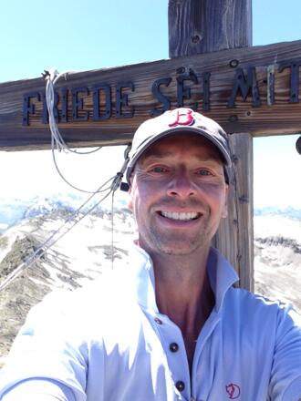 Am Gipfel der Gaisspitze