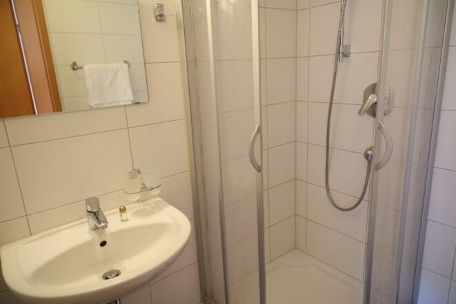 Badezimmer im Il Terrazzo Wattens