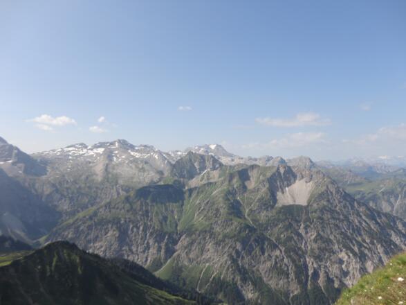 Blick von Glattjöchlspitze