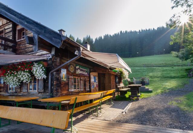Die Moosalm im Sommer