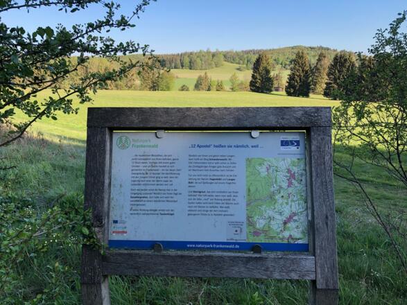Infotafel Liegebank bei Langenbach