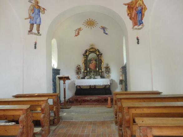 Blick auf den Altarl