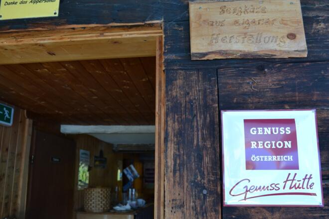 Als GenussHütte ausgezeichent
