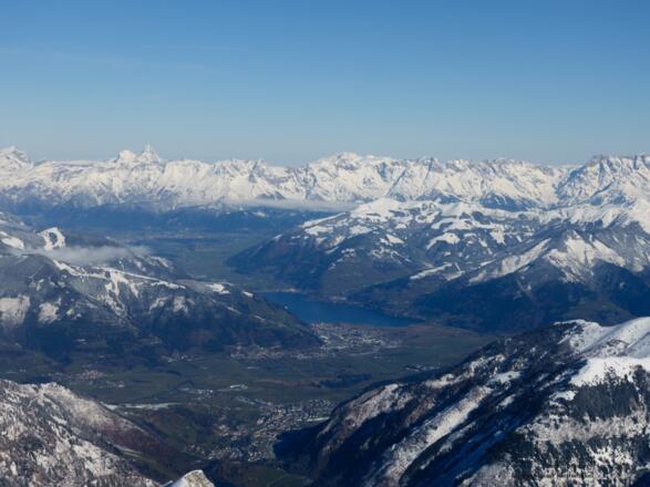 Tiefblick auf Zell am See