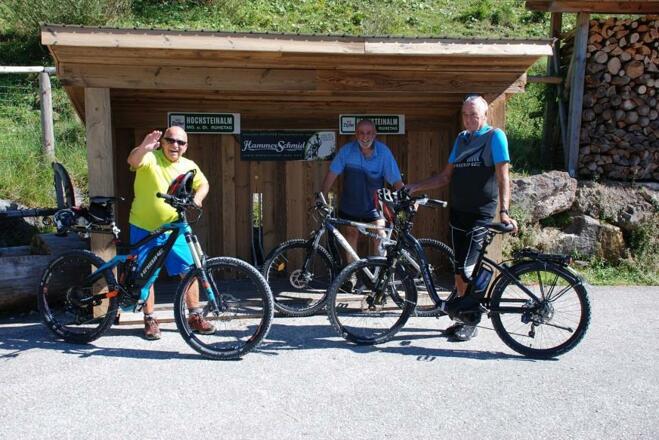 E-Bike Ladestation Hochsteinalm