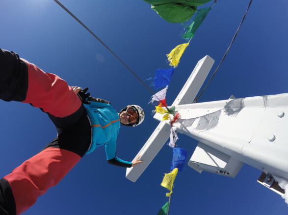 Gipfelselfi Stefan Stadler am Kitzsteinhorn