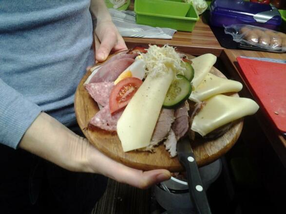 Jause bei der Moaralm