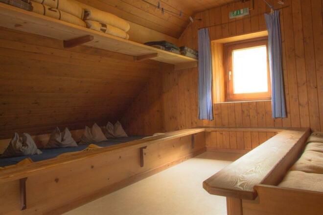 Bettenlager auf der Bettelwurfhütte