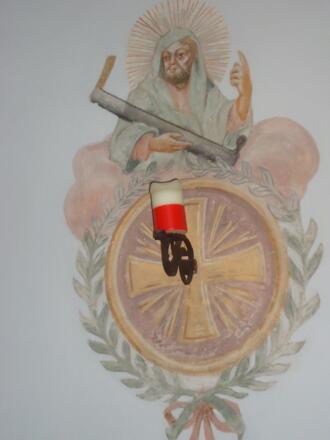 Kirche Weißbach Apostelleuchter