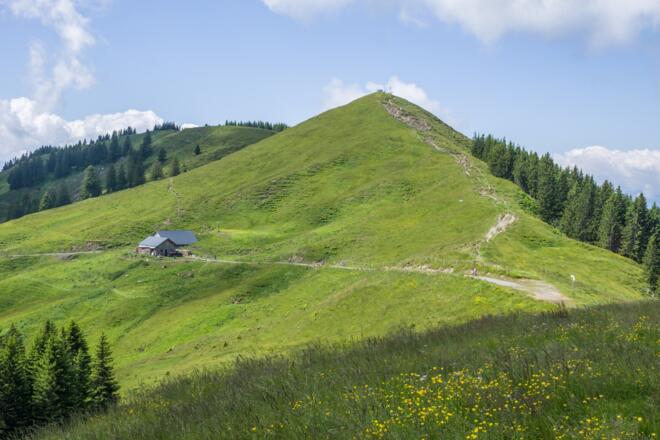 Blick auf Hohe Kugel und Kugelalpe