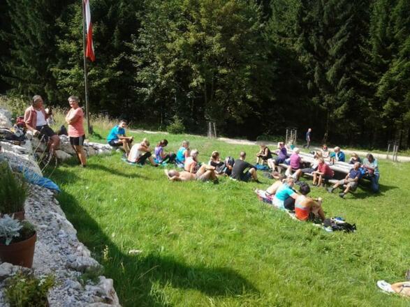 Liegewiese vor der Moaralm