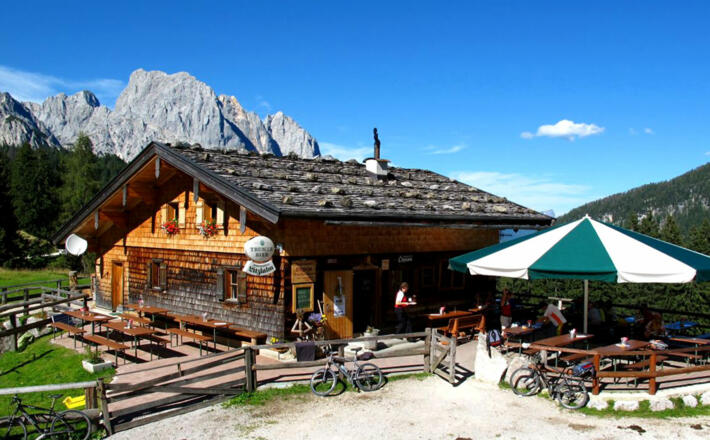 Die Litzlalm Jausenstation