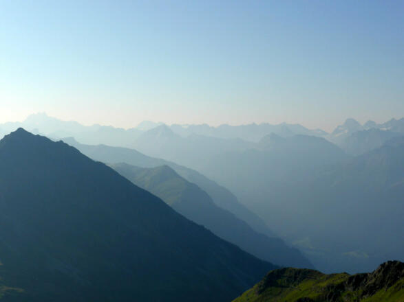 Weitsicht vom Kreuzjoch
