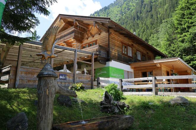 Voldertalhütte, Aussenansicht