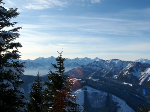 Kühberg 1415m, Blick nach Westem