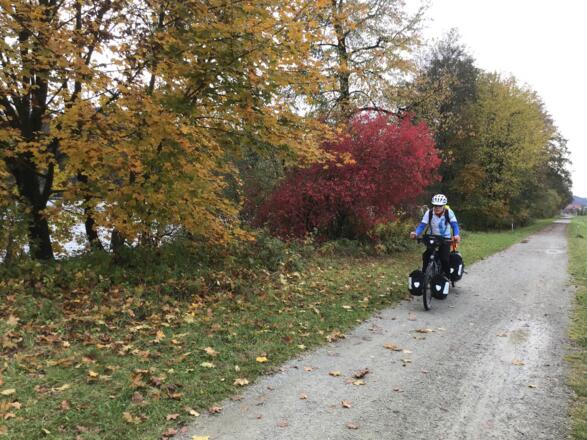 Schleifenroute - Radweg entlang der Donau ca. 15km vor/nach Passau
