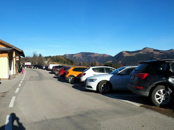 Parken, GH Zillreith 1116m