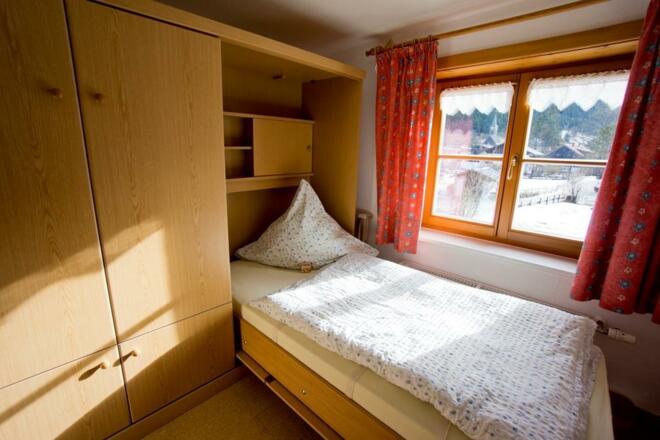 Zweites Schlafzimmer mit Schrankbetten