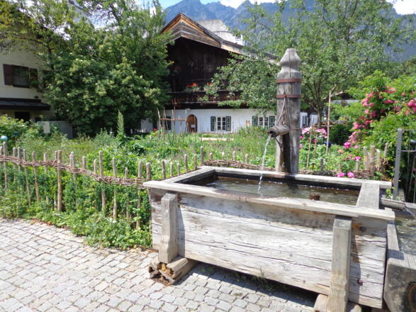Kräutergarten in Garmisch