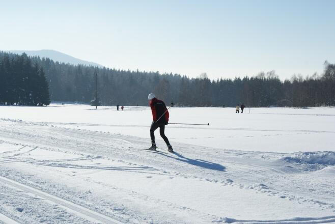 Flachstück nach der kurzen Startabfahrt