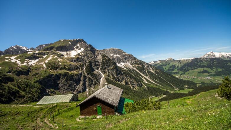Blick zur Vorderen Wildenalpe