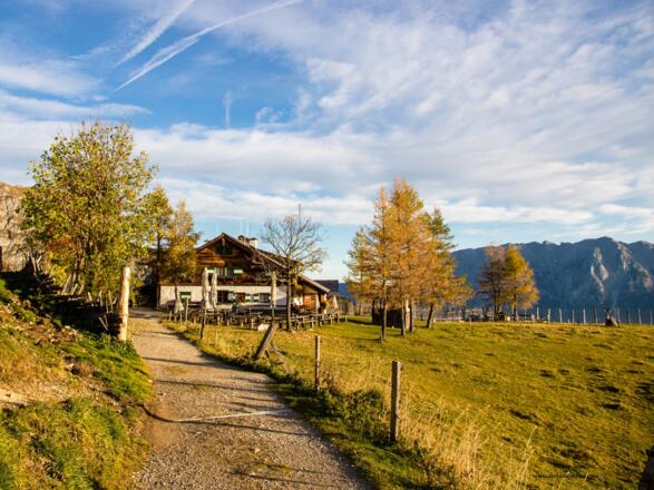 Herbst an der Mitterfeldalm.