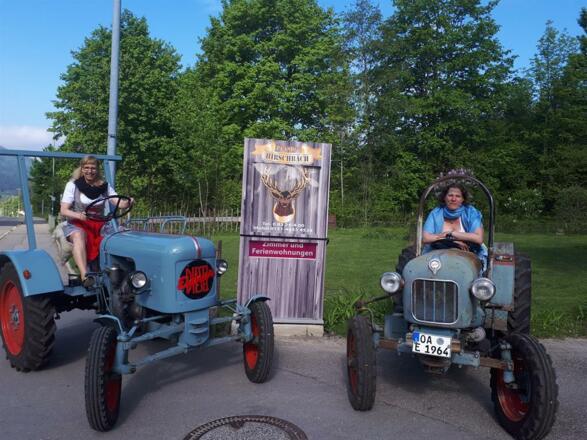 Traktorausflug mit unseren Gästen