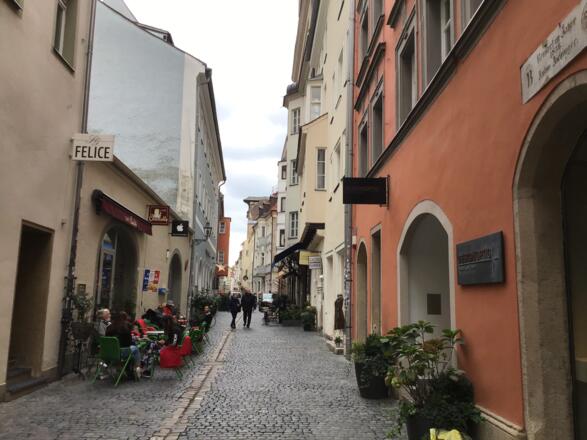 Schleifenroute - Regensburg untere Bachgasse