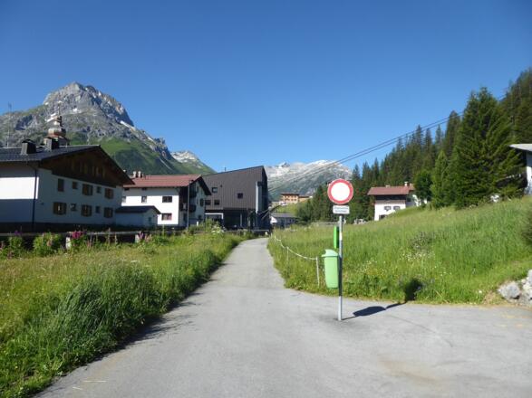 Talstation in Lech